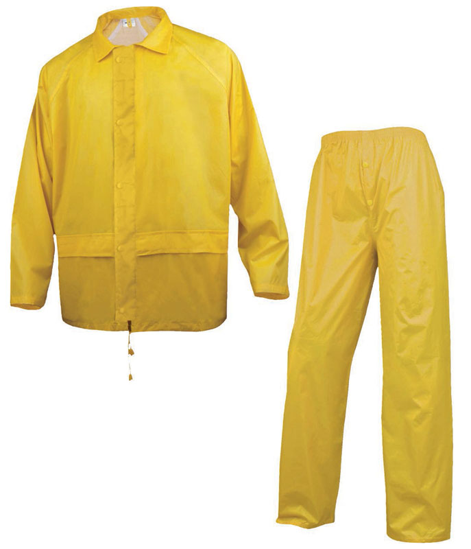 VESTE-PANTALON DE PLUIE KAWE JAUNE T.2XL