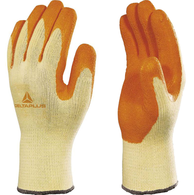 GANT TRICOT COTON/POLYESTER PAUME ENDUITE LATEX T.10