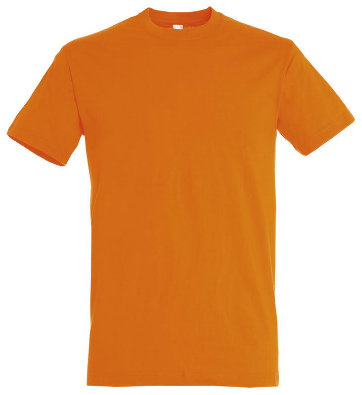 T-SHIRT 100% COTON ORANGE T.2XL