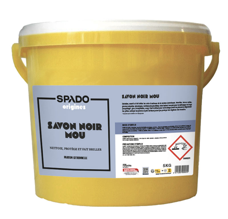 SPADO SAVON NOIR MOU POT 5 KG 