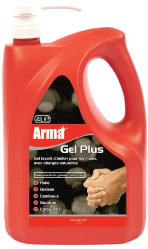 GEL MICROBILLE ARMA GEL PLUS AVEC POMPE 4L 