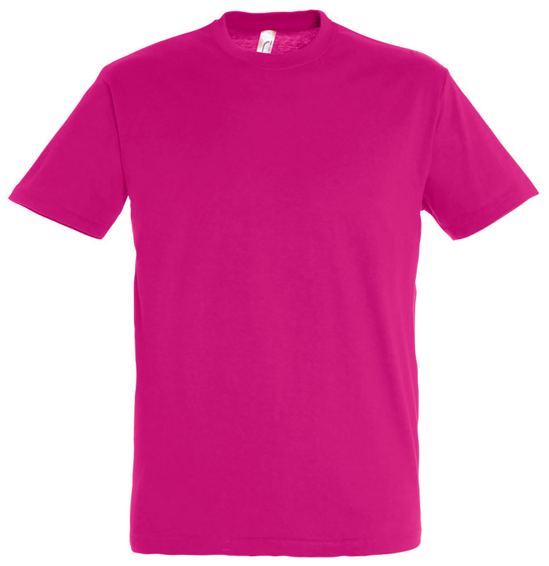 T-SHIRT 100% COTON FUCHSIA T.M