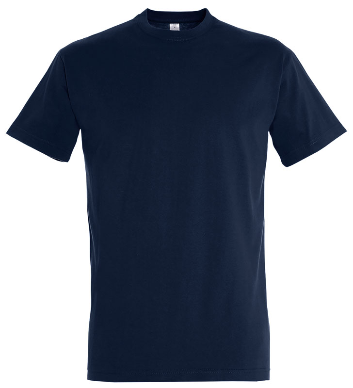 TEE-SHIRT HOMME IMPERIAL 100% COTON MARINE T.M