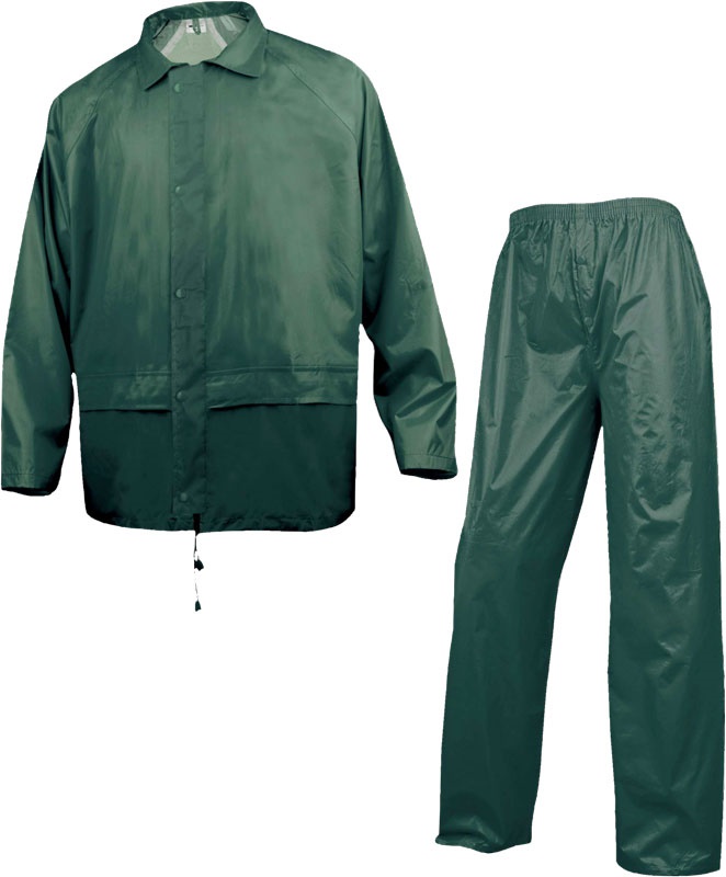VESTE-PANTALON DE PLUIE KAWE VERT T.M