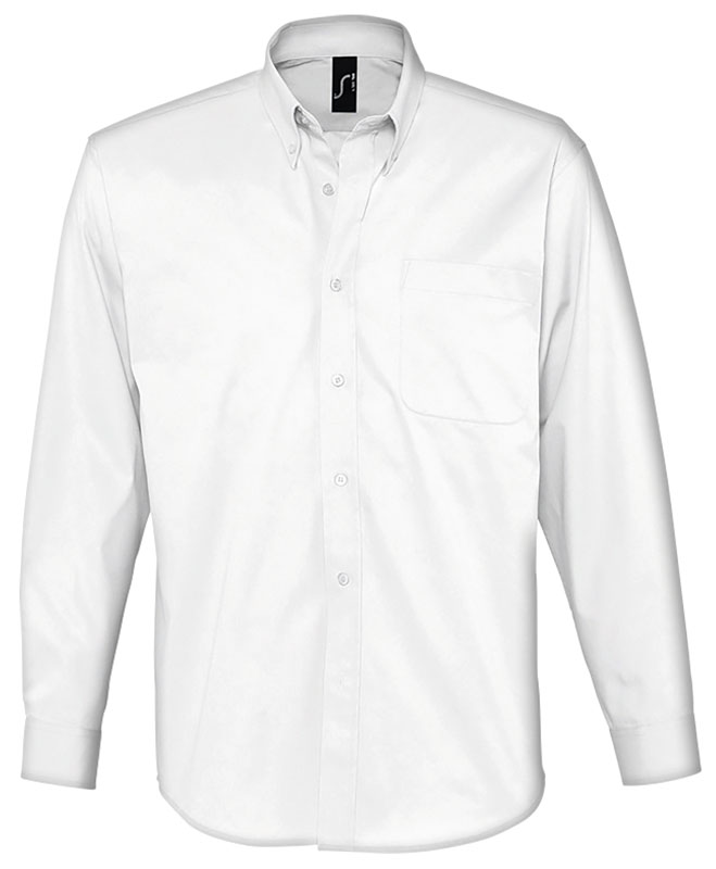 CHEMISE BEL AIR MANCHE LONGUE BLANC T.2XL