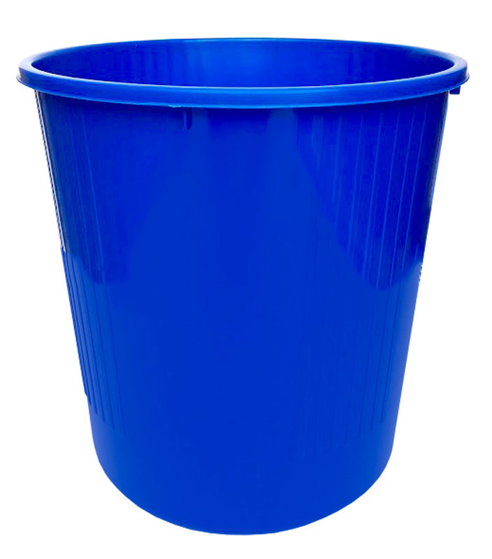 CORBEILLE PAPIER PLEINE ECOLINE BLEUE 14L