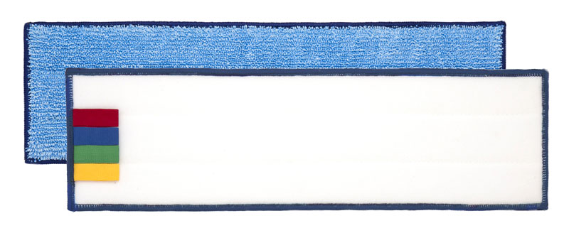FRANGE MICROFIBRE VELCRO CLASSIC BLEUE 40CM