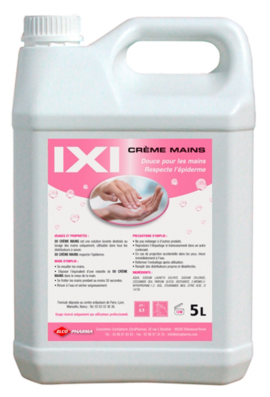 IXI CREME LAVANTE MAIN ROSE 5L