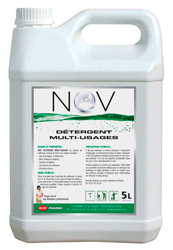 NOV'DETERGENT MULTI-USAGES 5L