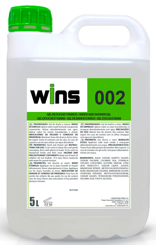 GEL SAVON MAIN WINS002 5L