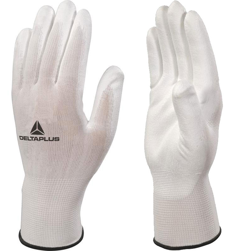 GANT BLANC TRICOT POLYAMIDE / PAUME PU VE702 T.09 