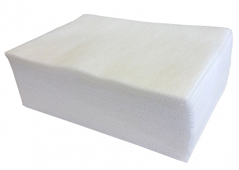 LAVETTE NON TISSEE BSP40 U.U BLANCHE 40X35CM PQT DE 50 PCS 