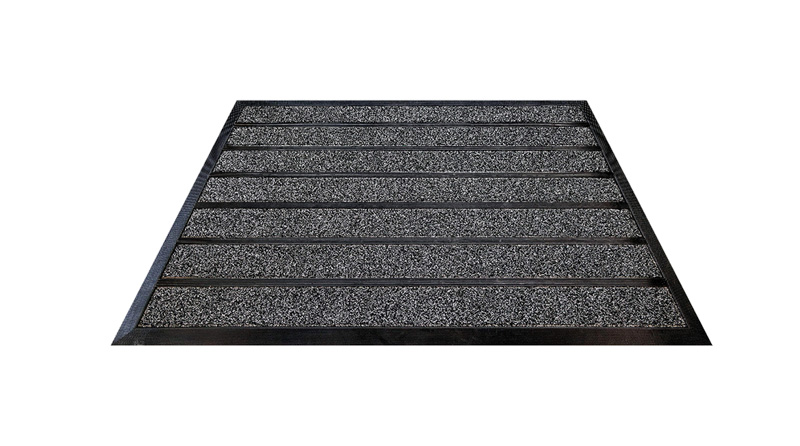 TAPIS COMBI BRUSH GRIS 60x90 CM - EP.7MM