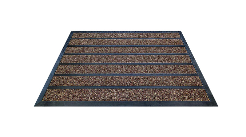 TAPIS COMBI BRUSH MARRON 60x90 CM - EP.7MM