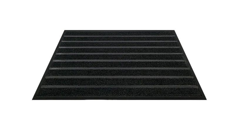 TAPIS COMBI BRUSH NOIR 60x90 CM - EP.7MM