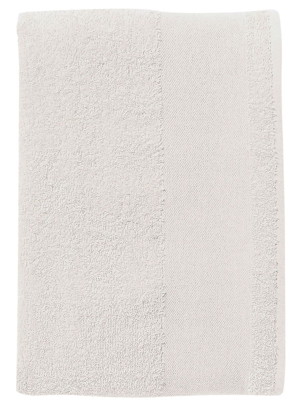 SERVIETTE DE TOILETTE ISLAND 50 BLANCHE 50X100 CM 