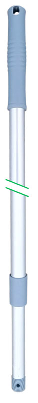 MANCHE ALU.REGLABLE 1M70 DOUBLE FONCTION VIS ET TROUS