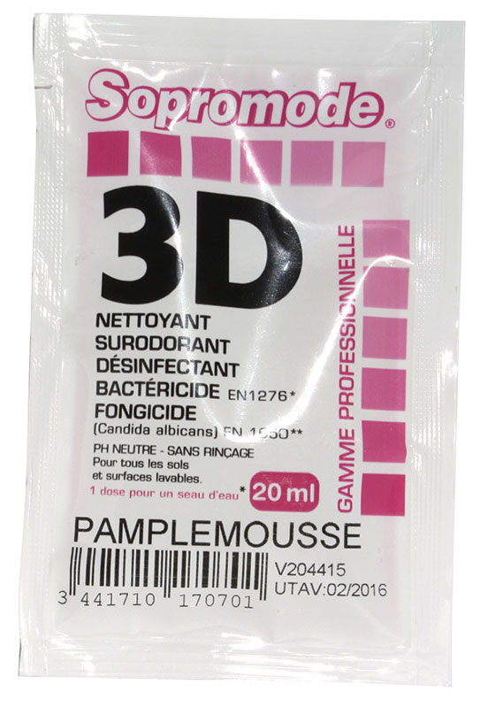NETT.SOL&SURFACE SOPRO.DESINF.3D PAMPLEMOUSSE CT.250 DOSES DE 20ML