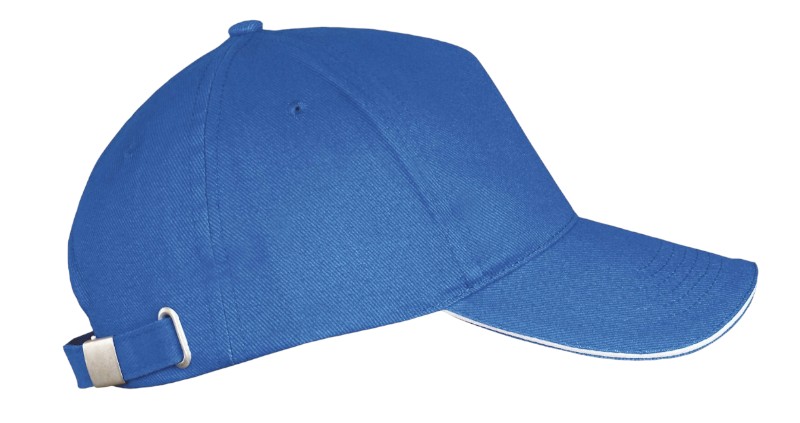 CASQUETTE LONG BEACH ROYAL/BLANC