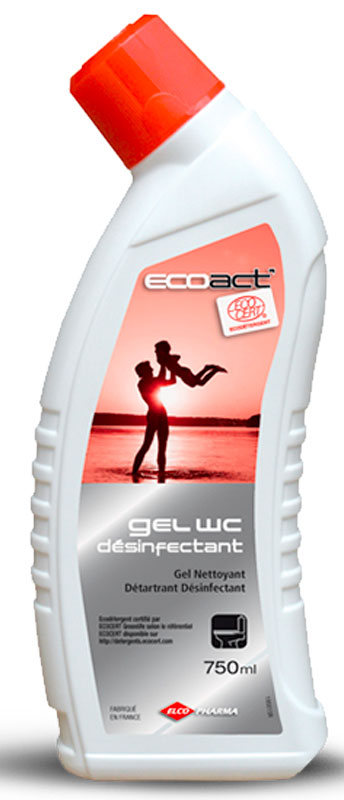 ECO'ACT GEL WC DESINFECTANT 750ML (ECOCERT)