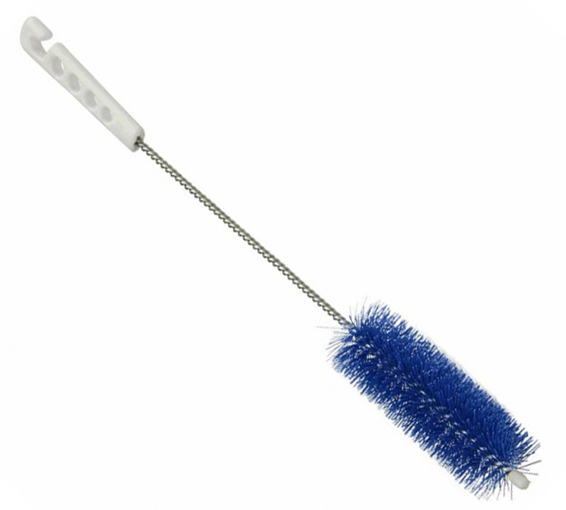 GOUPILLON INOX ALIM.DIAM.50MM FIBRE BLEU MI-DURE