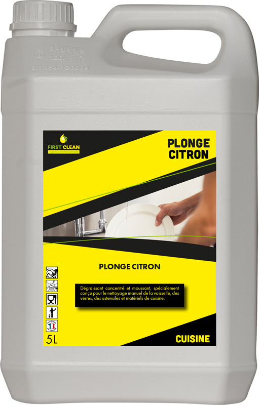 CLEAN PLONGE MANUELLE CITRON 5L