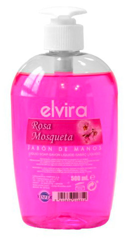 SAVON LIQUIDE MAIN ELVIRA ROSE MUSQUÉE 500ML