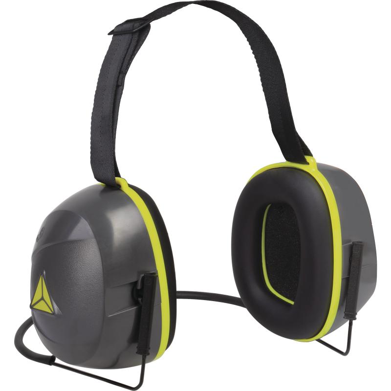 CASQUE ANTIBRUIT PORT A LA NUQUE AVEC SANGLE DE MAINTIEN SNR 27DB
