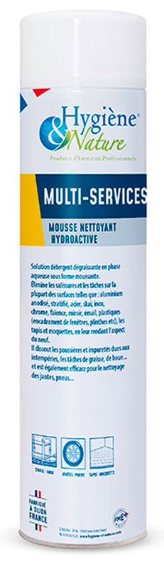 MULTI-SERVICE MOUSSE NETTOYANTE HYDROACTIVE 750ML