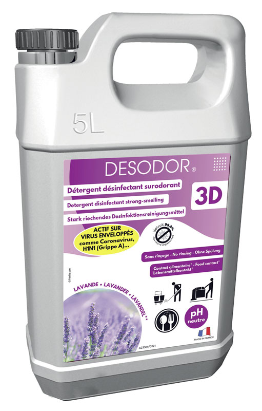 NETT.SOL&SURFACE DESINF.3D LAVANDE DESODOR U2 5L