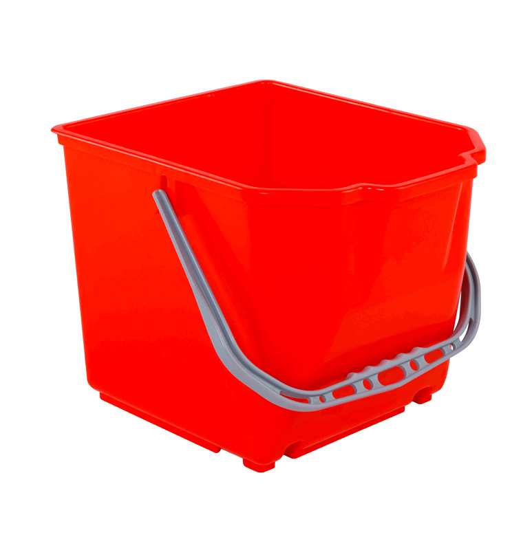 SEAU ROUGE 18L PR CHARIOT 