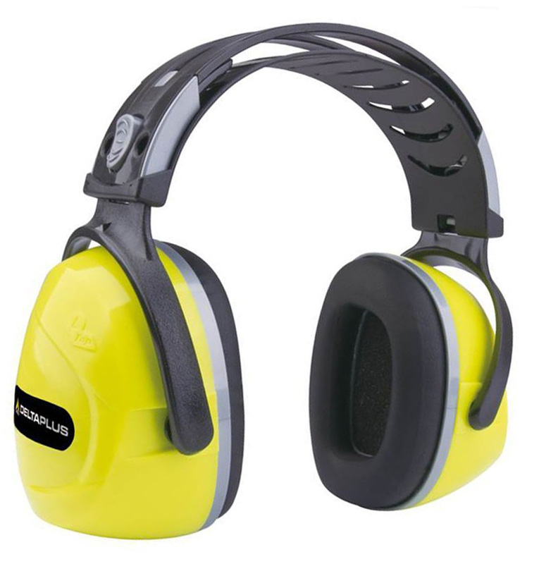CASQUE ANTIBRUIT INTERLAGOS2 JAUNE FLUO SNR 29DB 