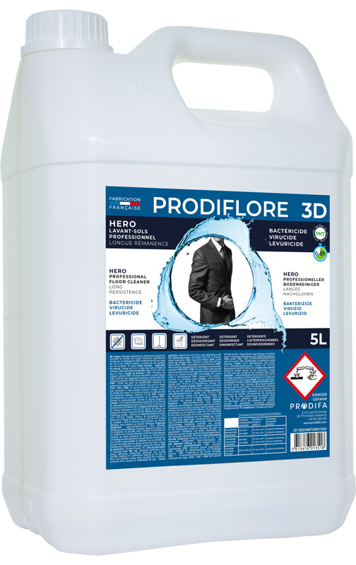 LAVANT SOLS&SURFACES 3D LONGUE REMANENCE HERO PRODIFLORE 5L