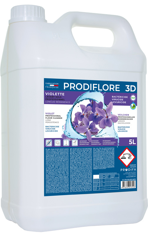 LAVANT SOLS&SURFACES 3D LONGUE REMANENCE VIOLETTE PRODIFLORE 5L