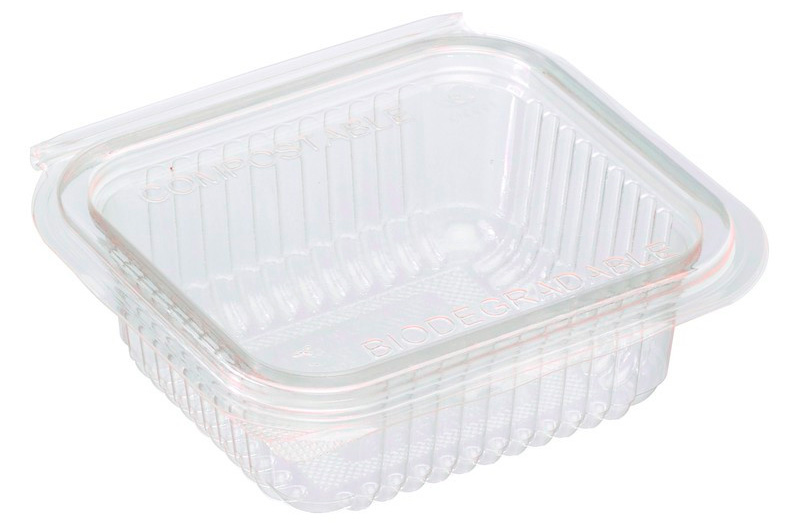 BARQUETTE OVALE 250ML AVEC COUVERCLE CHARNIERE PQT DE 100 PCS
