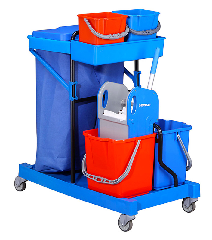 CHARIOT DE LAVAGE/MENAGE MINI GONISA 36X AVEC PRESSE A MACHOIRE