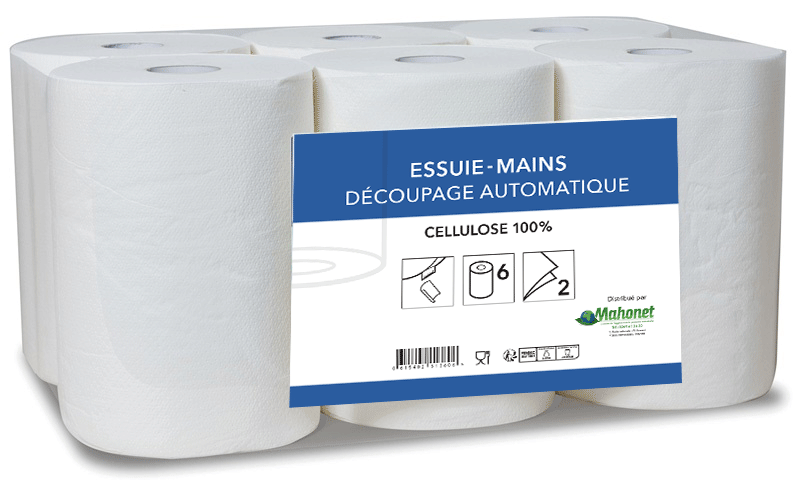 PAPIER ESSUIE MAIN DECOUPAGE AUTOMATIQUE PQT 6 RLX 