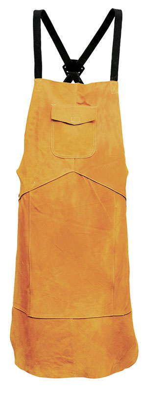 TABLIER SOUDEUR SW10 EN CUIR BRONZE