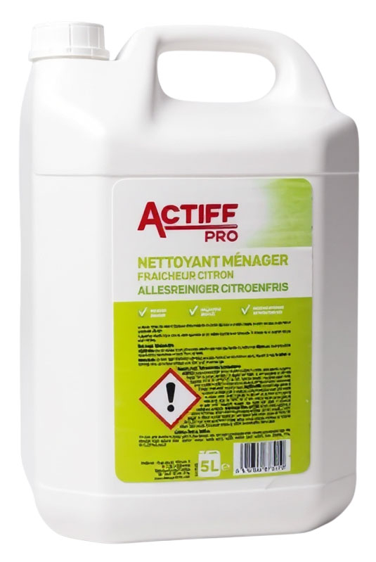 NETTOYANT MENAGER ACTIFF PRO CITRON 5L