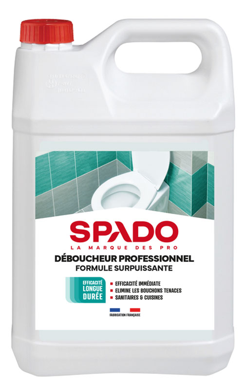 DEBOUCHEUR ACIDE SPADO PROFESSIONNEL 2L