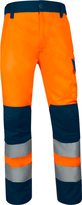 PANTALON HI-VIZ M1PA2HV CL2 ORANGE/MARINE T.3XL
