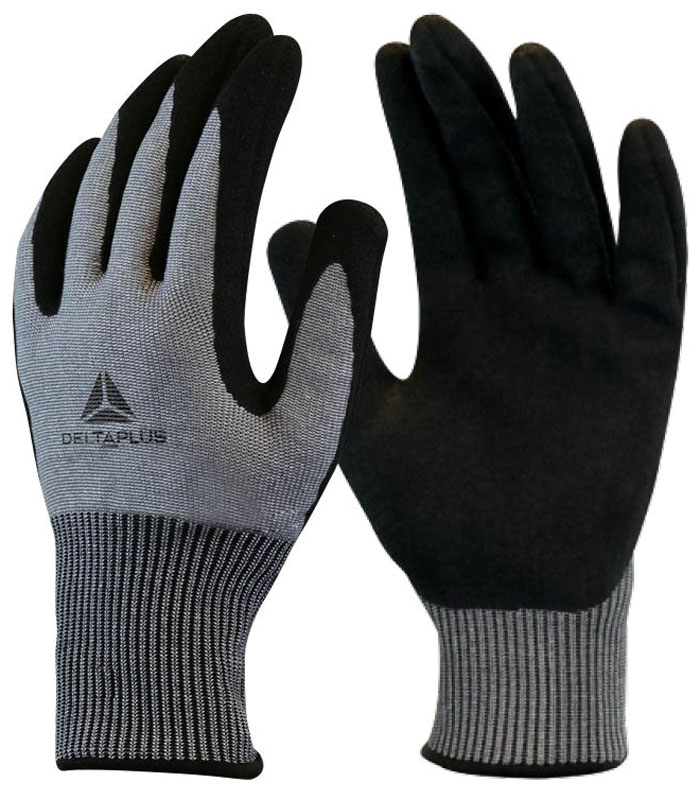GANT ANTI-COUPURE F VENICUTF07 GRIS ENDUC.NITRILE T.10
