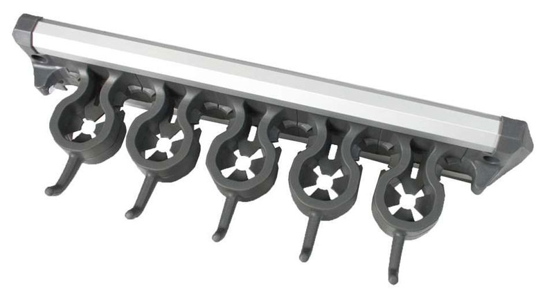 PORTE-BALAIS (5 CROCHETS, 6 ENCOCHES PORTE-MANCHES)