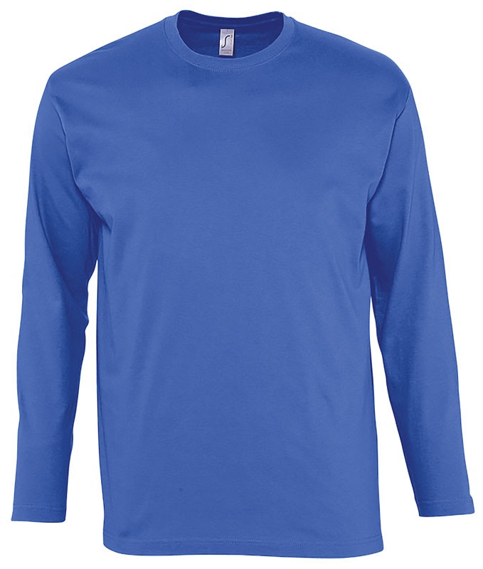 T-SHIRT MANCHE LONGUE BLEU ROYAL T.2XL