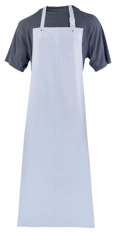 TABLIER DE PROTECTION PVC BLANC