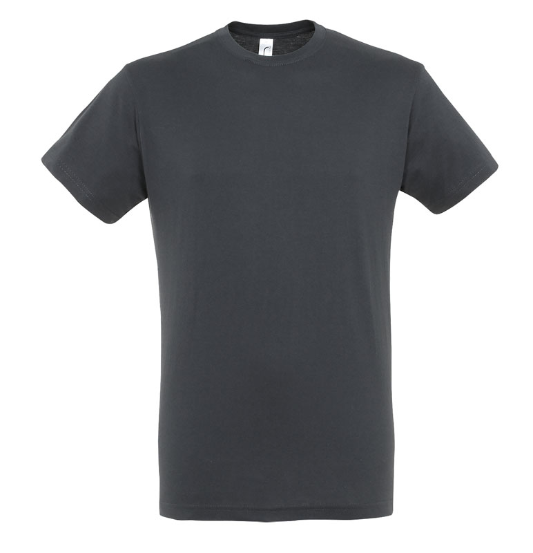 T-SHIRT 100% COTON GRIS SOURIS T.S