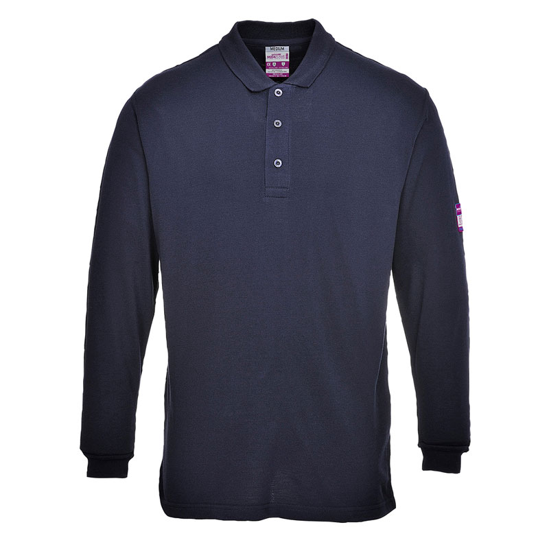 POLO MARINE M.L FR10 ANTISTATIQUE RESISTANT AUX FLAMMES T.M