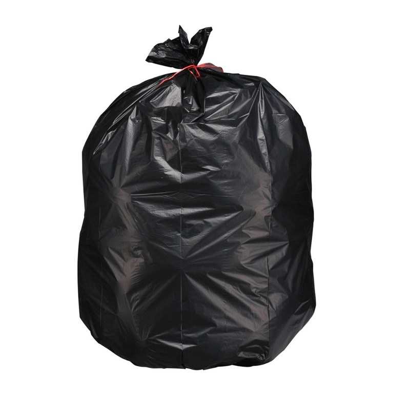 SAC POUB. 110L/5BD NOIR CARTON DE 200 SACS 