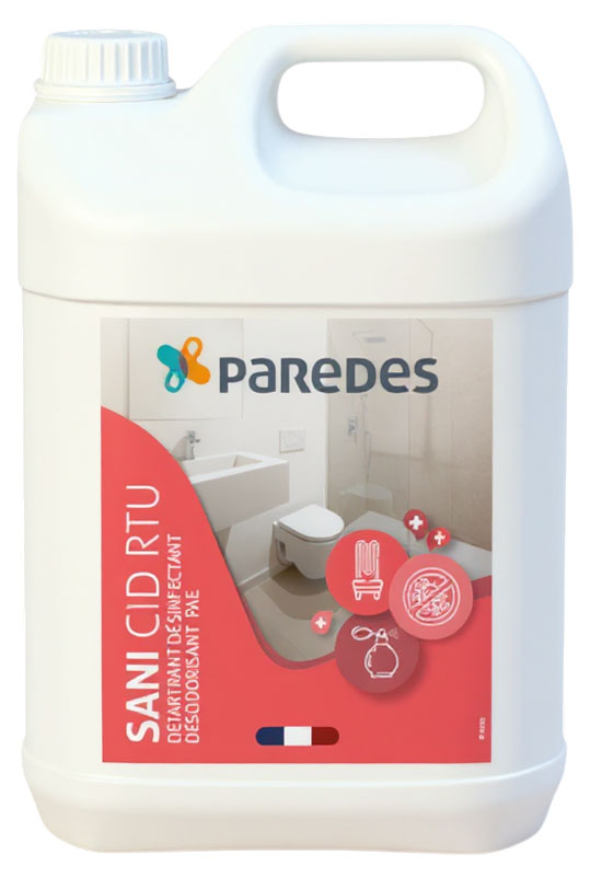 DETARTRANT DESINF. SANITAIRE PAREDES SANI CID RTU 5L