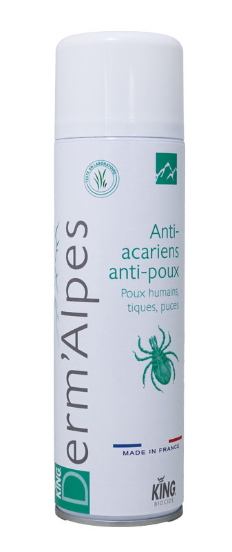 ANTI-ACARIENS ANTI-POUX KING DERM'ALPES 500ML